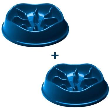 Imagem de Kit 2 Potes Comedor Interativo Lento Cachorro Pet 550ML - Stark Pet, A