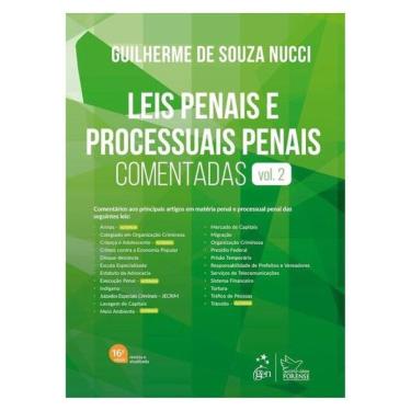 Imagem de Leis Penais E Processuais Penais Comentadas - Vol.2 - 16ª Edição 2025