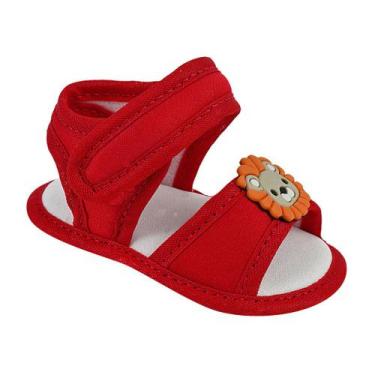 Imagem de Sandália Infantil Bebe Recem Nascidos Macia e Estilosa Leaozinho - Bab