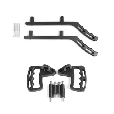 Imagem de Kit de alças de rolo de barra dianteira e traseira Voodonala para Jeep JK Wrangler 2007-2019 e ilimitado (preto)