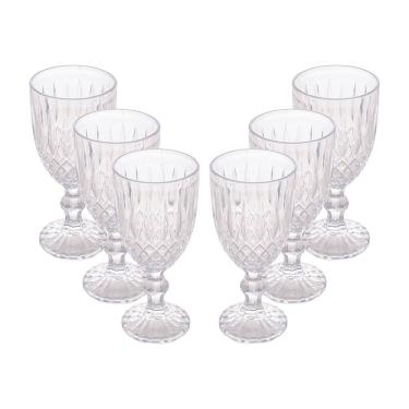 Imagem de Conjunto 6 Taças Água Wolff Greek 320ml Vidro Sofisticada