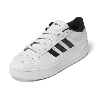 Imagem de adidas Tênis feminino Break Start Bold, Branco/Preto/Branco, 34