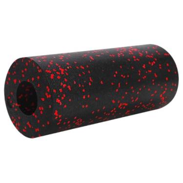 Imagem de KiBcsLic Rolo de Espuma para Massagem, Acessório para, de Espuma para Musculação, Treinamento de Academia, Preto E Vermelho