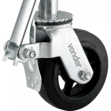 Imagem de Rodizio Giratorio 6`` Borracha Para Andaime Vonder