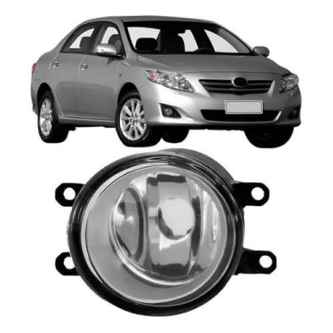 Imagem de Farol Auxiliar Esquerdo Compatível Com Corolla 2009 2010 2011 2012 2013 Peça Automotiva Carroceria Reposição Instalação Rápida Encaixe Preciso Proteção Iluminação Veicular