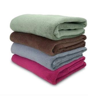 Imagem de Cobertor Manta Bebê e Pet Microfibra 110X90CM GRANDE Cores Sortidas - 