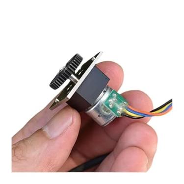 Imagem de ZGA12-15BY 15MM 2-Phase 4-Wire Gear Stepper iniciador eletrônico de metal completo caixa de engrenagens pisada eletrônica starter Gear DIY Robot Monitor Camera DWBPGVUN