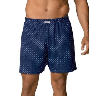 Imagem de Cueca Samba Canção Short de Dormi Masculino em Liganete Estampado Kit 