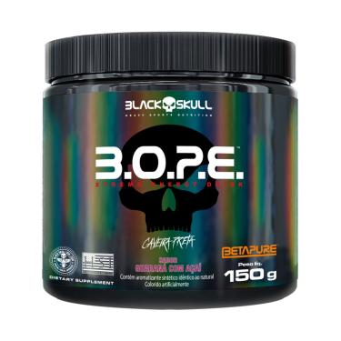Imagem de Pré Treino B.O.P.E - 150g - Black Skull B.O.P.E Guaraná C/ Açai 150g