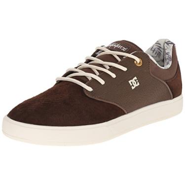 Imagem de DC Tênis de skate masculino Mikey Taylor SE, Chocolate/Creme, 8