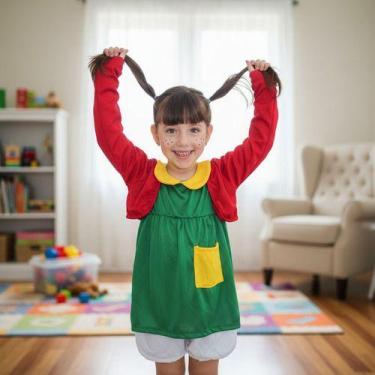 Imagem de Fantasia Infantil Chiquinha Turma Do Chaves - Pequenos Encantos Baby, 