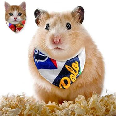 Imagem de 3 peças acessórios dragão barbudo pequeno animal bandanas coelho com decoração coelho coelho hamster bandana cachecol triangular com fita para lagarto porquinho-da-índia furão açúcar planador foto