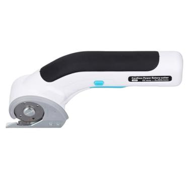 Imagem de LiebeWH Tesoura Elétrica Sem Fio Mini Cortador Recarregável Design Ergonômico para Corte de Couro de Tecido de Papelão 4.2V Afiador Automático Seguro Alimentado por Bateria