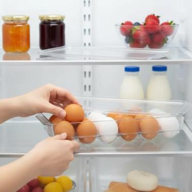 Imagem de Organizador de Ovos com Tampa 14 Unidades – Caixa Plástica para Geladeira