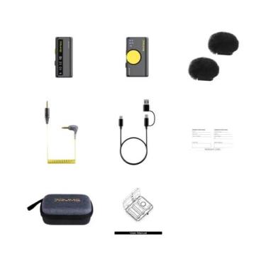 Imagem de Mini Microfone Sem Fio Para Câmera Smartphone Computador Vlog Transmis
