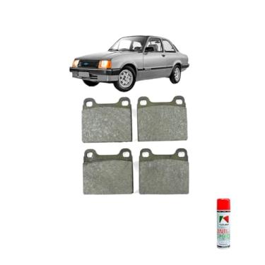 Imagem de Kit Pastilha de Freio Chevette e Chevy 73+ VW VT 78/80 + Koubé Anti Chiado 250ml