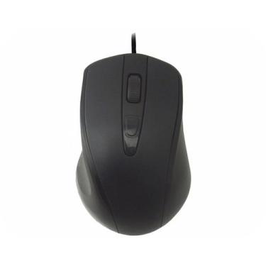Imagem de Mouse óptico usb kmex mo d433 1000 dpi preto com fio