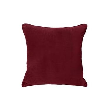 Imagem de Almofada Veludo Soft Liso Marsala 52X52cm - Decortextil NA