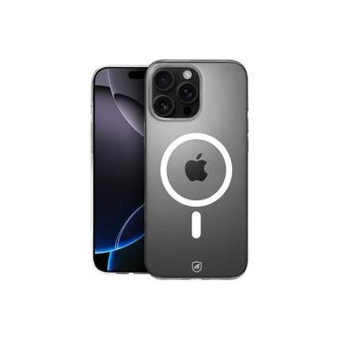 Imagem de Capa para iPhone 16 Pro Max Crystal Slim Magsafe NÃO AMARELA