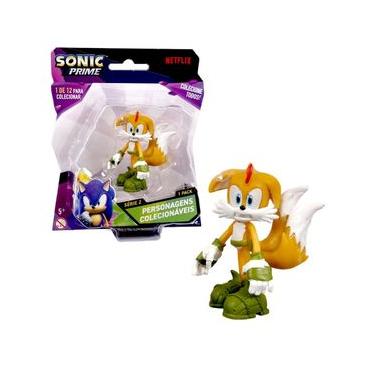 Imagem de Boneco Colecionável 6,5cm Sonic Prime - Tails