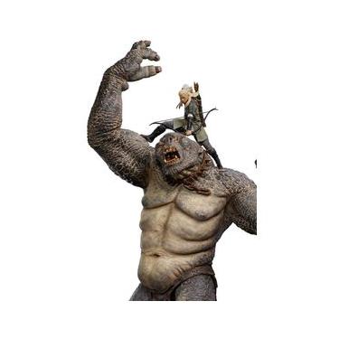 Imagem de Legolas Vs Cave Troll LOTR Art Scale 1/10 Iron Studios