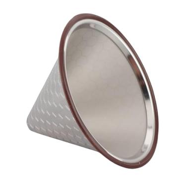 Imagem de YOUTHINK Despeje sobre o Gotejador de café, Filtro de Aço Inoxidável, Filtro de café de Cone de Metal Reutilizável para 1 a 3 Xícaras, Fermentação Limpa Com Limpeza Fácil