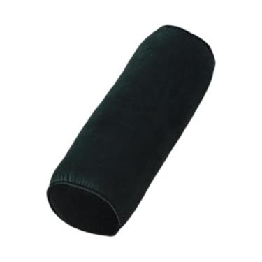 Imagem de Generic Almofada cilíndrica de apoio para o pescoço, ideal para apoiar o estômago, tornozelos, costas ou para assistir TV no sofá, Preto