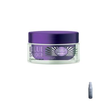 Imagem de Genérico Kit Blue Shock, Removedor de Maquiagem Cleansing Balm e Ativador de Cachos, Loção, 50 x 50 x 50 cm, Pele Normal, 1 Conjunto