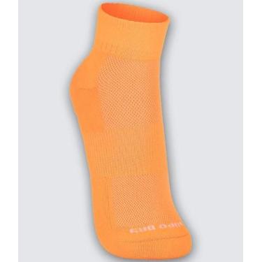 Imagem de Meia Lupo Sport Performance Cano Médio 3360-002, Laranja neon, 37-40