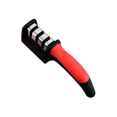 Imagem de 1/3/5 Afiador De Faca 3 Estágios Amolador Profissional Com Afiação Rápida Em Aço Inoxidável(1)