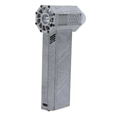 Imagem de GLOGLOW Soprador de Folhas 150000RPM Jet Dry Blower, Espanador de Ar Turbo Ventilador de Liga de Alumínio Recarregável para Esportes Ao Ar Livre, Camping e Viagens, Eletrodomésticos de 2500mAh (Cinza)