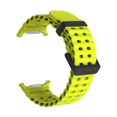 Imagem de SRDRK Pulseira marinha para Galaxy Watch Ultra 47 mm esportiva pulseira de silicone para Galaxy Ultra Watchband Acessórios, One Size, Ágata