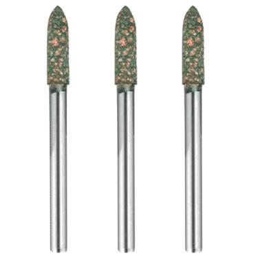 Imagem de Kit 3 Ponta Montada 4Mm Cônica Borracha Gergelim Retifica