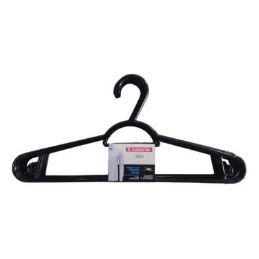 Imagem de Kit 5 Cabides Plástico Adulto Pendura Mais 40cm Easy Sanremo