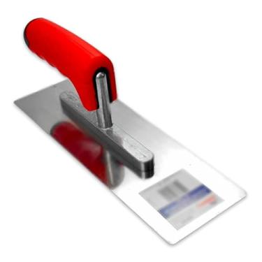 Imagem de Desempenadeira Efeitos Aço Compel Para Efeitos Decorativos Cimento Queimado Marmorizado Profissional - (0.2414)