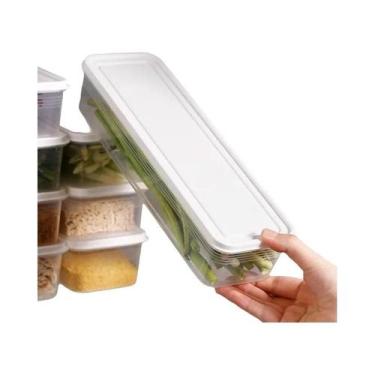 Imagem de Recipientes Para Armazenamento De Alimentos Frescos 2/4pcs Caixa De Ar