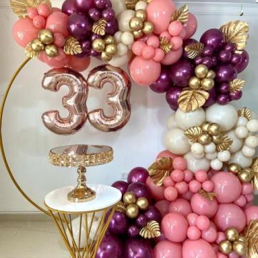 Imagem de Balão Colorido Tamanho 9 Liso Bexiga Aniversário 50un Festa - Santa Cl