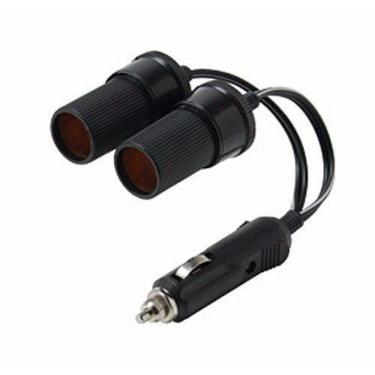 Imagem de Adaptador Veicular duplo acendedor de cigarros automóvel 12v24v