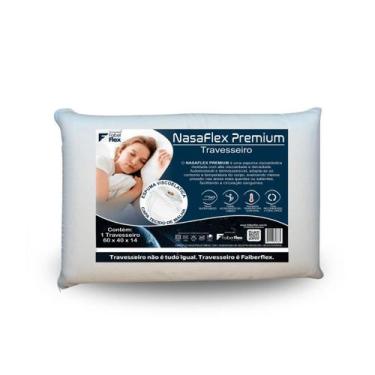 Imagem de Travesseiro NASA Premium Espuma Viscoelástica 60x40x15 - Faiber Flex