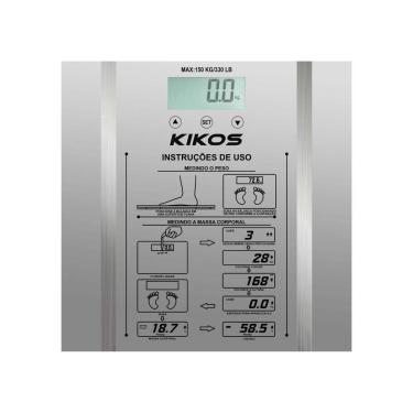 Imagem de Balança Digital Kikos Ison Prata-Unissex