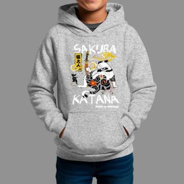 Imagem de Moletom Canguru Infanto Juvenil Algodão Casual Estiloso Inverno Blusa 