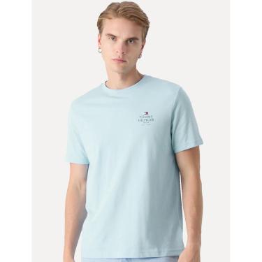 Imagem de Camiseta Tommy Hilfiger Masculina Stack Brand Love Azul Claro-Masculino