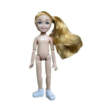 Imagem de Boneca Reborn De Pele Escura 14cm Com Articulações Móveis Para Meninos