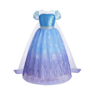 Imagem de Fantasia De Princesa Para Meninas, Vestido De Cosplay Da Bela, Anna E 