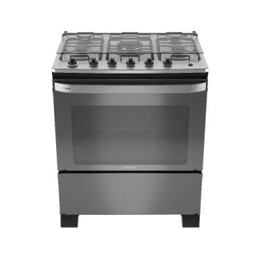 Imagem de Fogao Itatiaia Itachef 5 Bocas Mesa De Inox Reflecta Tripla Chama Bivo