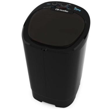 Imagem de Lavadora de Roupas Big Semiautomática 20,1Kg Mueller, Preto, 220V