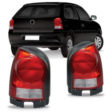 Imagem de Par Lanterna Traseira Gol G4 2006 2007 2008 Rubi - JCV