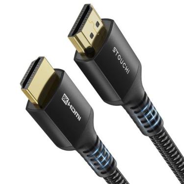 Imagem de Cabo HDMI Stouchi 8K 10 pés (3 m) 48 Gbps, Ultra HD 8K60 4K120 144 Hz