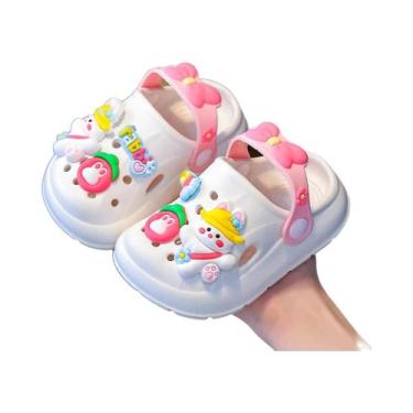 Imagem de Sapatos De Jardim Para Meninas Com Estampa De Coelho, Solado Macio, Re