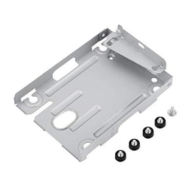 Imagem de Suporte de montagem de disco rígido de metal suporte de montagem HDD suporte de montagem de laptop de 2,5 polegadas bandeja com parafusos para CECH-400X